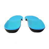 Flat Foot Support Insoles For Men Women Blue Full Length Medium Density Arch Support