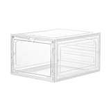 Sneaker Display Case Shoe Storage Organizer Box Stackable Plastic Clear Magnetic