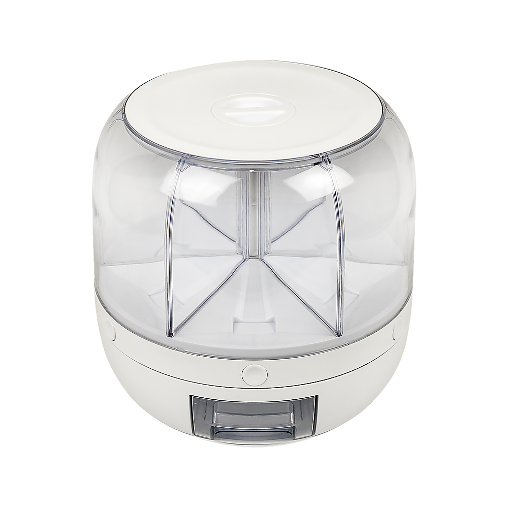 Rice Storage Cereal Dispenser Grain Container Rotating Dry Food Box