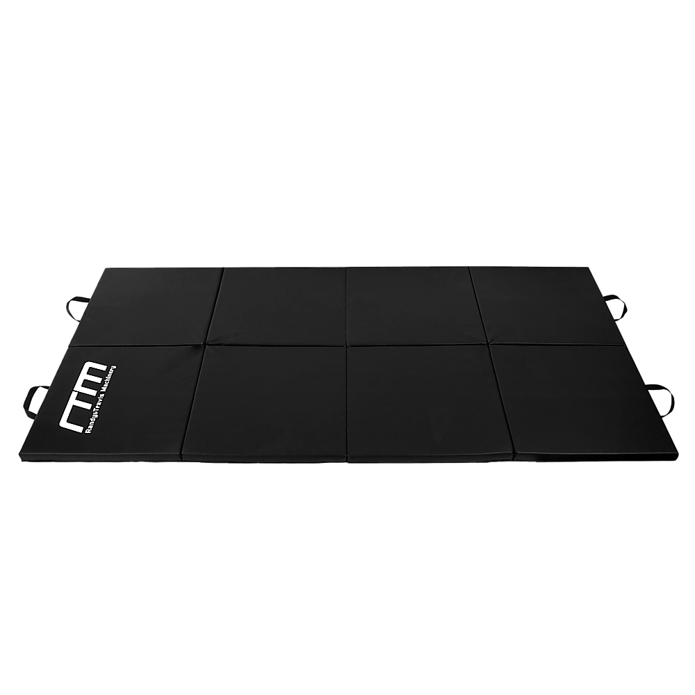 Folding Black Exercise Mat ? Gymnastics, Martial Arts, Yoga, Karate & Judo Training