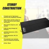 Folding Black Exercise Mat ? Gymnastics, Martial Arts, Yoga, Karate & Judo Training