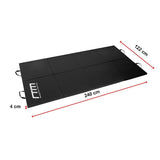 Folding Black Exercise Mat ? Gymnastics, Martial Arts, Yoga, Karate & Judo Training