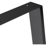 Trapezium Shaped Table Bench Desk Legs Retro Industrial Design Fully Welded - Low Angle