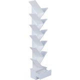 Tree Bookshelf Bookcase Book Organizer 12-Tier Multipurpose Shelf Display Racks - Extra Image