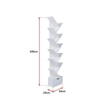 Tree Bookshelf Bookcase Book Organizer 12-Tier Multipurpose Shelf Display Racks - Extra Image