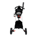 Golf Club Buggy Trolley Cart Compact Foldable 3 Wheel