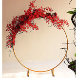 3M Gold Wedding Hoop Round Circle Arch Backdrop Flower Display Stand Frame Background - 45-Degree Angle