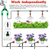 Drip Irrigation System Plant Self Garden Watering Hose Spray Kit - 45-Degree Angle