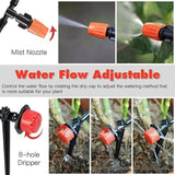 Drip Irrigation System Plant Self Garden Watering Hose Spray Kit - Side View