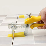 1000x Tile Leveling System Clips Levelling Spacer Tiling Tool Floor Wall - Front View