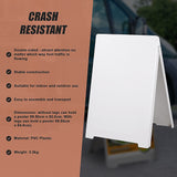 Double Side Sidewalk A-frame Sign Sandwich Board holds Graphic Plastic Panels - Extra Image