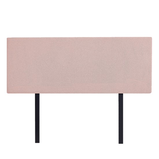 Linen Fabric Double Bed Deluxe Headboard Bedhead - Pale Pink