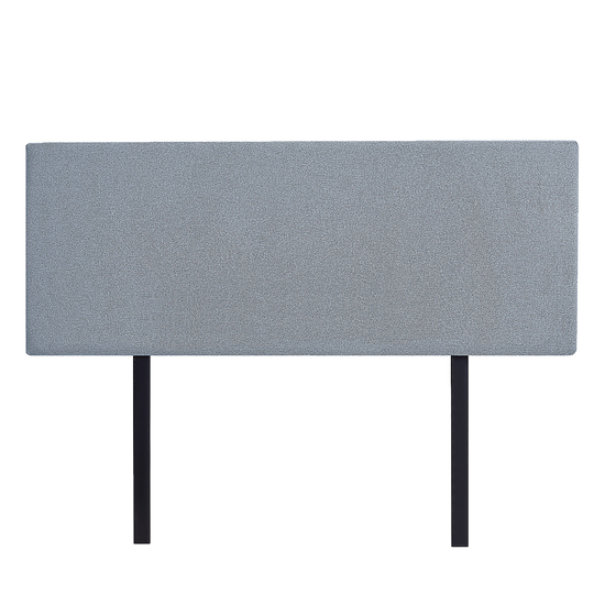 Linen Fabric Double Bed Deluxe Headboard Bedhead - Berlin Blue