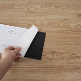 Vinyl Floor Tiles Self Adhesive Flooring Elm Wood Grain 16 Pack 2.3SQM - Top-Down View