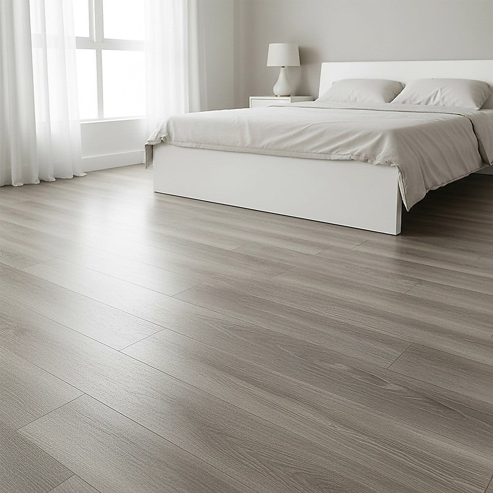 Vinyl Floor Tiles Self Adhesive Flooring Ebony Wood Grain 16 Pack 2.3SQM