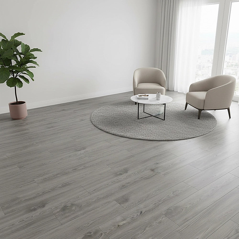 Vinyl Floor Tiles Self Adhesive Flooring Ebony Wood Grain 16 Pack 2.3SQM