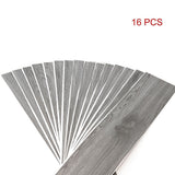 Vinyl Floor Tiles Self Adhesive Flooring Ebony Wood Grain 16 Pack 2.3SQM - Side View