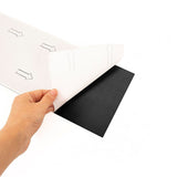 Vinyl Floor Tiles Self Adhesive Flooring Ebony Wood Grain 16 Pack 2.3SQM - Top-Down View