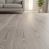 Vinyl Floor Tiles Self Adhesive Flooring Water Dyed Walnut Black Wood Grain 16 Pack 2.3SQM - Front View