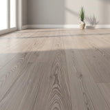 Vinyl Floor Tiles Self Adhesive Flooring Water Dyed Walnut Black Wood Grain 16 Pack 2.3SQM - 45-Degree Angle