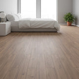 Vinyl Floor Tiles Self Adhesive Flooring Smoked Eucalyptus Wood Grain 16 Pack 2.3SQM