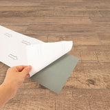 Vinyl Floor Tiles Self Adhesive Flooring Smoked Eucalyptus Wood Grain 16 Pack 2.3SQM - Front View