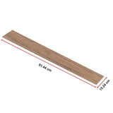 Vinyl Floor Tiles Self Adhesive Flooring Smoked Eucalyptus Wood Grain 16 Pack 2.3SQM - Extra Image