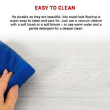 Vinyl Floor Tiles Self Adhesive Flooring Ramin Wood Grain 16 Pack 2.3SQM - Extra Image