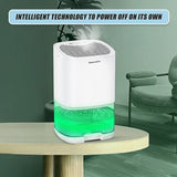 1000ML Mini Dehumidifier Portable Air Dryer Office Moisture Absorber Machine - Low Angle