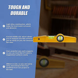 Scaffold Steel Tube Rare Earth Magnet Magnetic Boat Level For Accurate Levelling - Extra Image