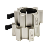 Aluminium Olympic Lock Collars Pair Barbell Clamps Clips Quick - Top-Down View