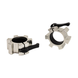 Aluminium Olympic Lock Collars Pair Barbell Clamps Clips Quick - 45-Degree Angle
