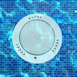 25w Swimming Pool Lights Led 12-32V Resin Filled Underwater Spa lamp - Front View
