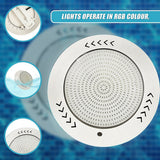 25w Swimming Pool Lights Led 12-32V Resin Filled Underwater Spa lamp - Low Angle