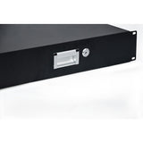 19 Rack Mount 2U Locking Drawer Pro Audio DJ Server Rack Lock Storage Cabinet