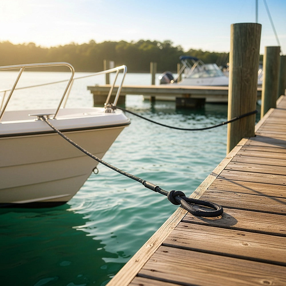 4 Pack Marine Bungee Dock Line Boat Mooring Rope Anchor Cord Stretch