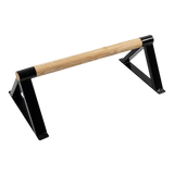 Premium Parallette Pair Gymnastics Push Up Bars - Close-Up Angle