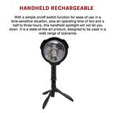 10W Handheld Spot Light Rechargeable LED Spotlight Hunting Shooting 12V - Low Angle
