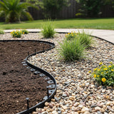 Landscape No Dig Lawn Garden Edging Kit 10m Flexible Durable Border Paver - Front View