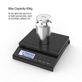 Digital Scale 40kg Letter Postal Postage Parcel Weighing Scales - Top-Down View