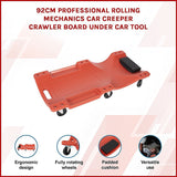 92cm Professional Rolling Mechanics Car Creeper Crawler Board Under Car Tool - Side View