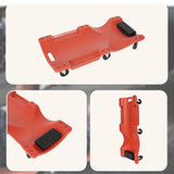 92cm Professional Rolling Mechanics Car Creeper Crawler Board Under Car Tool - Low Angle