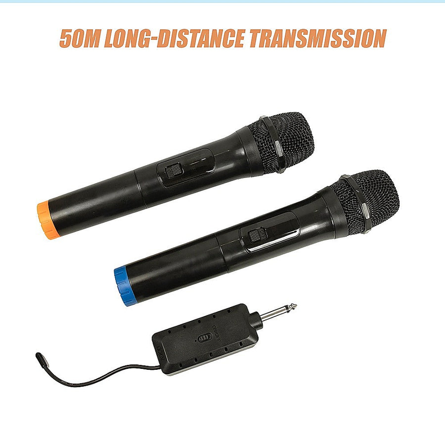 2 x Wireless Microphone Handheld Cordless Professional Mic Karaoke Receiver