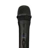 2 x Wireless Microphone Handheld Cordless Professional Mic Karaoke Receiver - Top-Down View