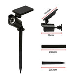 Solar LED Spotlight - Solar-powered motion-activated LED security light - Extra Image