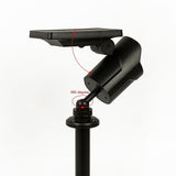 Solar LED Spotlight - Solar-powered motion-activated LED security light - Rear View