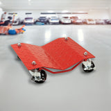 Auto Dolly Car Dolly Wheel Tire 12x16 Skate 6000lb Repair Slide Set of (4) - Rear View