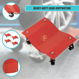 Auto Dolly Car Dolly Wheel Tire 12x16 Skate 6000lb Repair Slide Set of (4) - Low Angle