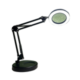 10X Magnifying Glass Desk Light Magnifier LED Lamp Reading Lamp With Base - Rear View