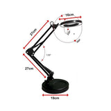 10X Magnifying Glass Desk Light Magnifier LED Lamp Reading Lamp With Base - Extra Image